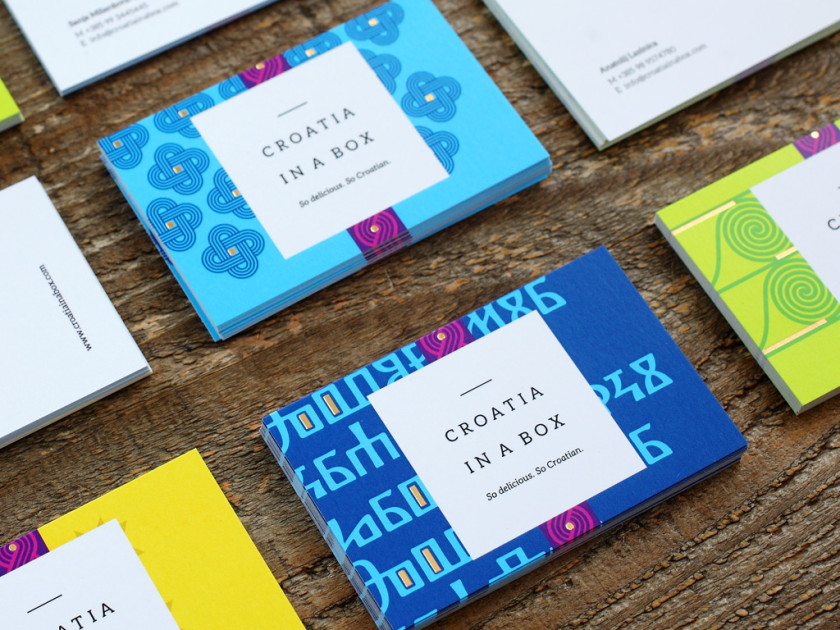 Our business cards are here